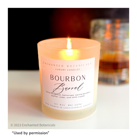 Bourbon Barrel Scented Candle